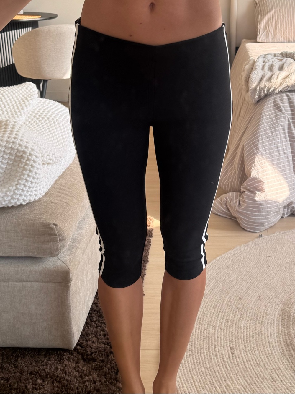 superdown Black Active Capris